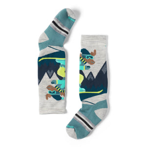Smartwool Kids Wintersport Full Cushion Mountain Moose Over-the-Calf Socks