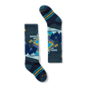 Smartwool Kids Wintersport Full Cushion Mountain Moose Pattern Knee-High Socks  -  Medium / Twilight Blue