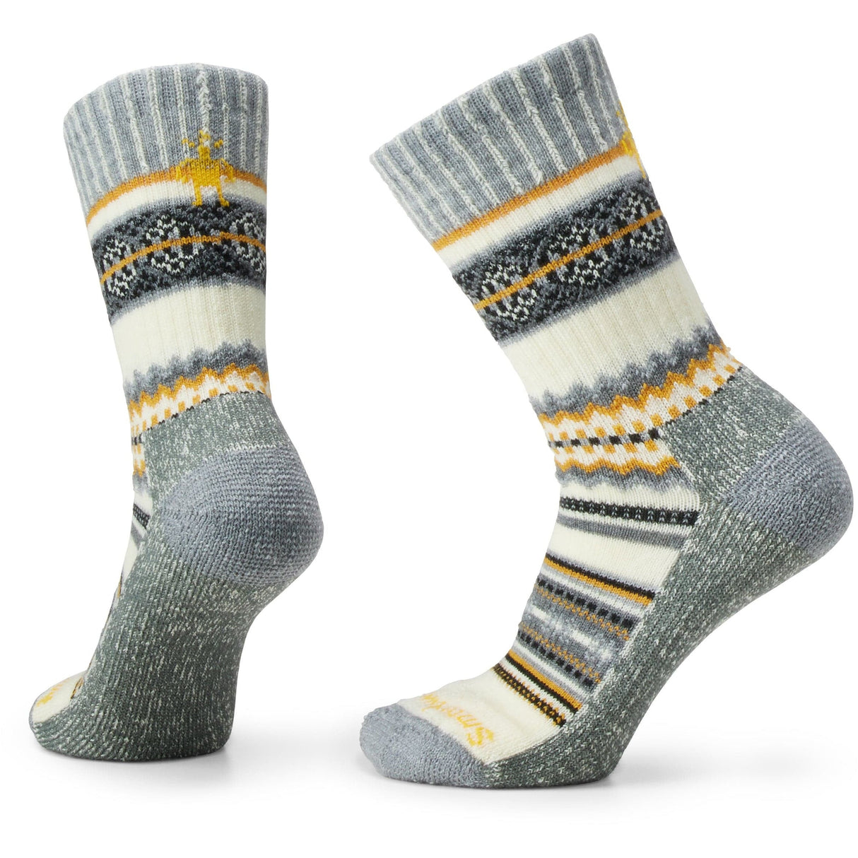 Smartwool Everyday Snowed In Sweater Crew Socks  -  Large / Natural