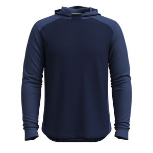 Smartwool Mens Active Mesh Hoodie  -  Small / Nightfall Blue/Deep Navy