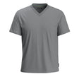 Smartwool Mens Perfect V-Neck Short Sleeve Tee  -  Medium / Light Gray Heather