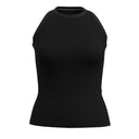 Smartwool Womens Intraknit Active Tank Top - Clearance  -  X-Small / Black/Charcoal