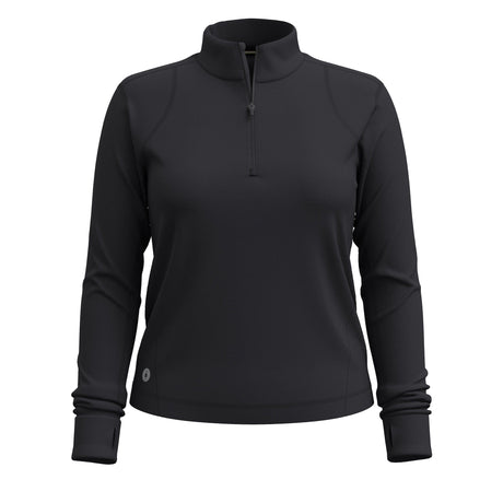 Smartwool Womens Active Uptempo 1/4 Zip  -  Small / Black