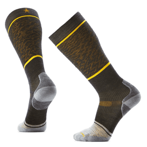 Smartwool Snowboard Targeted Cushion Retro Line Over-the-Calf Socks  -  Medium / Charcoal