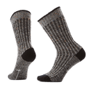 Smartwool Everyday Cozy Waffle Press Crew Socks  -  Small / Black/Multi Donegal