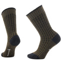 Smartwool Everyday Cozy Waffle Press Crew Socks - Clearance  -  Small / Military Olive