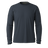 Smartwool Mens Perfect Crew Long Sleeve Tee - Clearance  -  Medium / Deep Navy
