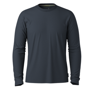 Smartwool Mens Perfect Crew Long Sleeve Tee  -  Small / Deep Navy