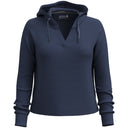 Smartwool Womens Waffle Hoodie - Clearance  -  X-Small / Deep Navy