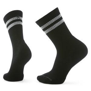 Smartwool Everyday Athletic Striped Crew Socks  -  Small / Black