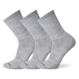Smartwool Everyday Anchor Line Crew 3-Pack Socks  -  Small / Light Gray