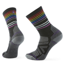 Smartwool Mens Hike Light Cushion Pride Crew Socks  -  Small / Charcoal