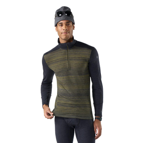 Smartwool Mens Classic Thermal Merino Base Layer 1/4 Zip