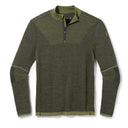 Smartwool Mens Intraknit Thermal Max Merino Base Layer 1/4 Zip - Clearance  -  Small / Winter Moss
