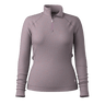 Smartwool Womens Classic Thermal Merino Base Layer 1/4 Zip  -  X-Small / Chalk Violet Heather