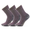 Smartwool Hike Classic Edition Second Cut Crew 3-Pack Socks  -  Small / Prple Iris