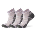 Smartwool Womens Hike Light Cushion Ankle 3-Pack Socks  -  Small / Purple Eclipse