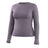 Smartwool Womens Intraknit All-Season Merino Base Layer Crew  -  Small / Purple Storm