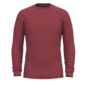 Smartwool Mens Classic Thermal Merino Base Layer Crew  -  Small / Currant Heather