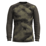 Smartwool Mens Classic Thermal Merino Base Layer Crew  -  Small / North Woods Foggy Pines