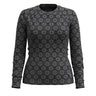 Smartwool Womens Classic Thermal Merino Base Layer Crew - Clearance  -  Small / Black Digi Snow