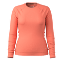 Smartwool Womens Classic Thermal Merino Base Layer Crew  -  X-Small / Coral Reef