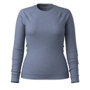 Smartwool Womens Classic Thermal Merino Base Layer Crew  -  X-Small / Nightfall Blue Heather