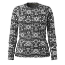 Smartwool Womens Classic Thermal Merino Base Layer Crew  -  X-Small / Black Deco Floral