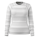 Smartwool Womens Classic Thermal Merino Base Layer Crew  -  X-Small / Light Gray Color Shift