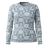 Smartwool Womens Classic Thermal Merino Base Layer Crew  -  X-Small / Nightfall Deco Floral