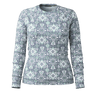 Smartwool Womens Classic Thermal Merino Base Layer Crew  -  X-Small / Nightfall Deco Floral