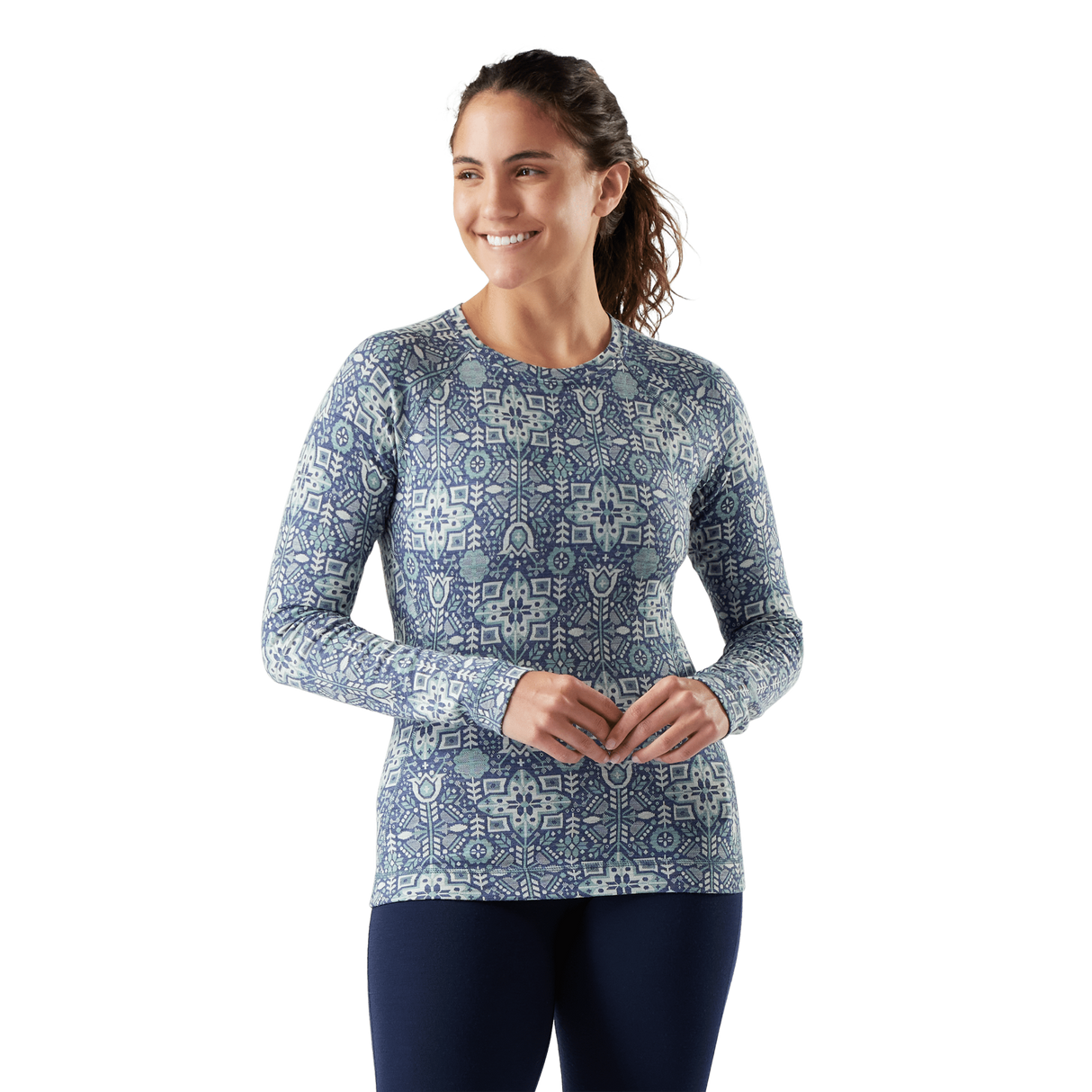 Smartwool Womens Classic Thermal Merino Base Layer Crew  - 