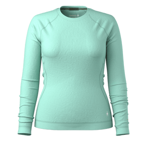 Smartwool Womens Classic Thermal Merino Base Layer Crew  -  X-Small / Pacific Blue
