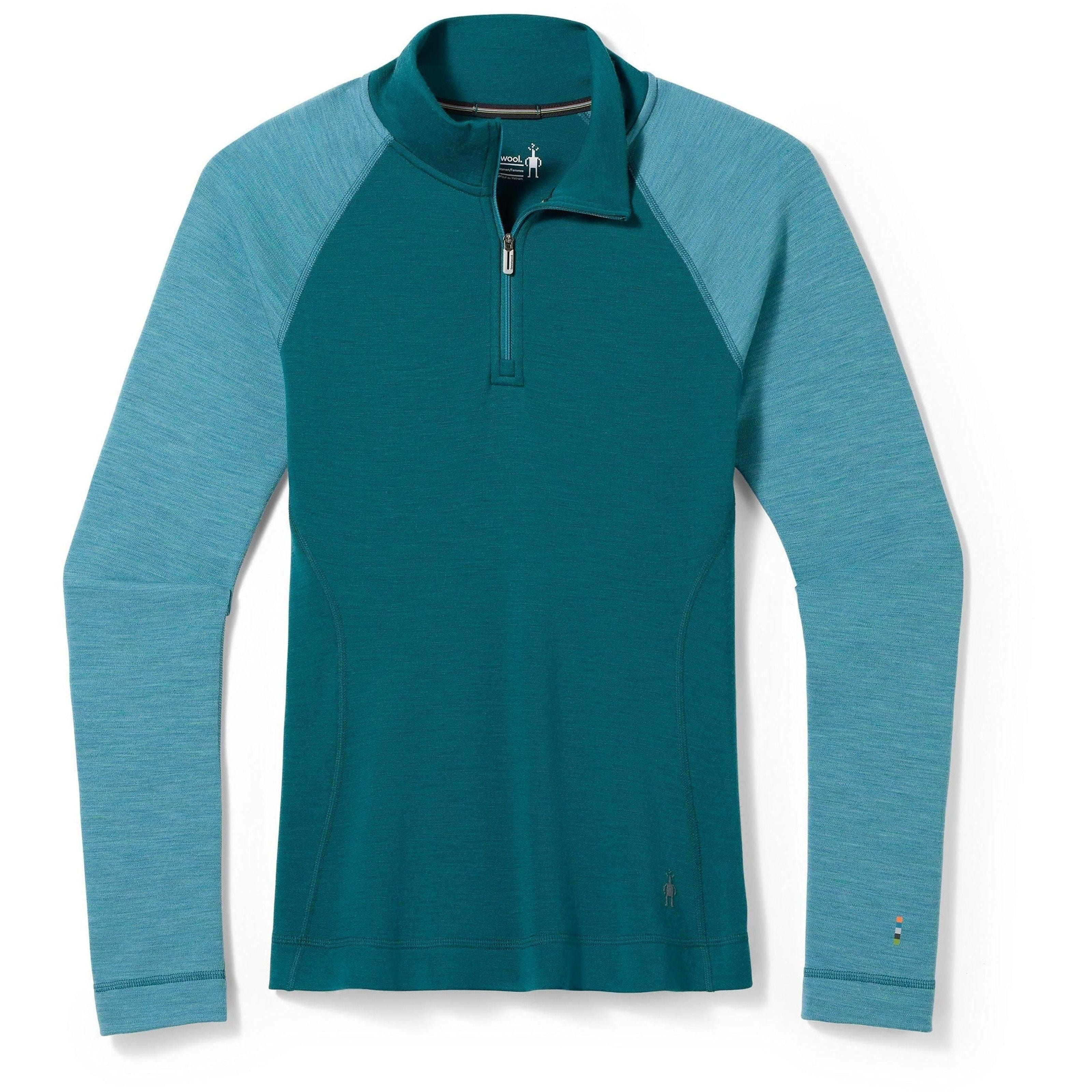Pull Col Roulé 1/4 Zip Smartwool Merino 250 Homme - Gris Taille S - Laine Mérinos