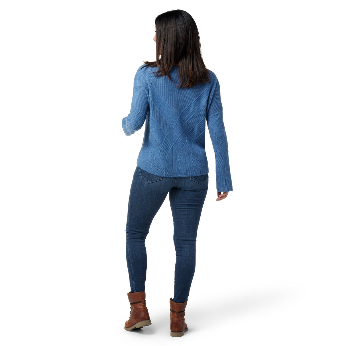 Smartwool Womens Shadow Pine Cable V-Neck Sweater  - 