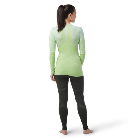 Smartwool Womens Intraknit Thermal Merino Base Layer Pattern Crew - Clearance  - 