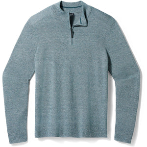 Smartwool Mens Sparwood Half Zip Sweater  -  Medium / Twilight Blue Marl