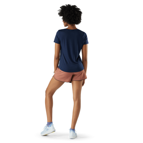 Smartwool Womens Active Ultralite V-Neck Short Sleeve Tee  - 