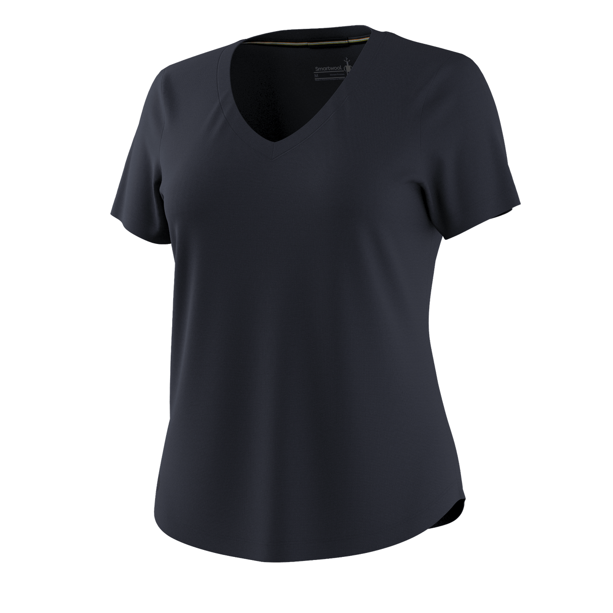 Smartwool Womens Active Ultralite V-Neck Short Sleeve Tee  -  Small / Deep Navy