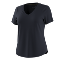 Smartwool Womens Active Ultralite V-Neck Short Sleeve Tee  -  Small / Deep Navy