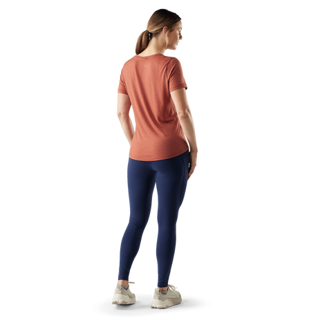 Smartwool Womens Active Ultralite V-Neck Short Sleeve Tee  - 