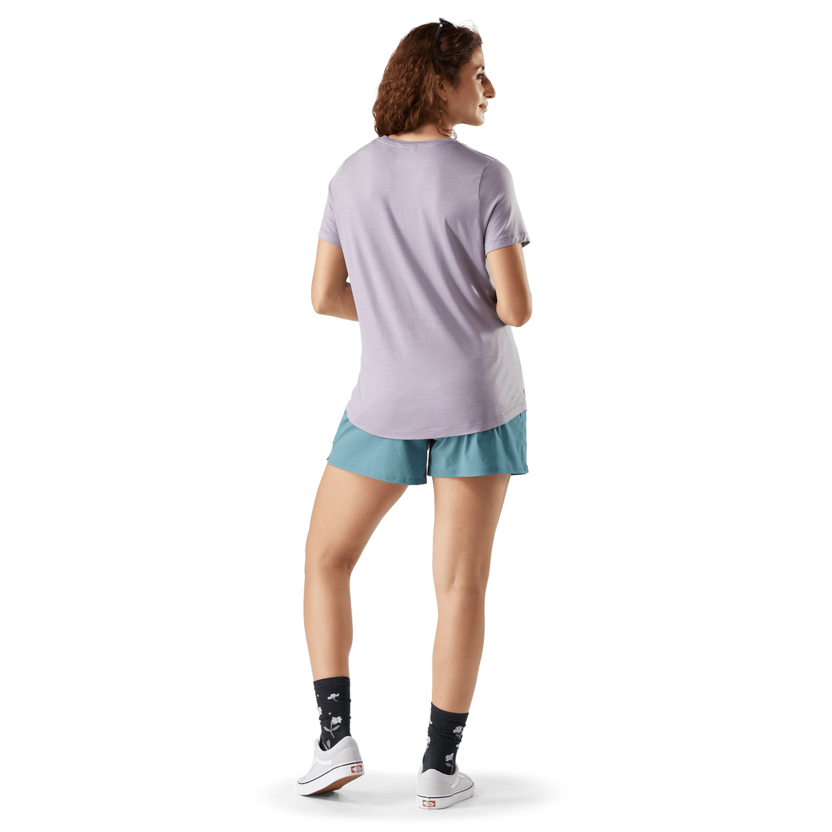 Smartwool Womens Active Ultralite V-Neck Short Sleeve Tee  - 