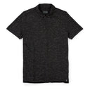 Smartwool Mens Merino Hemp Blend Short-Sleeve Polo - Clearance  -  Large / Black Heather