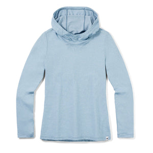 Smartwool Womens Merino Lace Hoodie  -  Small / Storm Blue