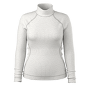 Smartwool Womens Thermal Merino Rib Turtleneck  -  Small / Ash Heather