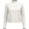 Smartwool Womens Edgewood Mock Neck Sweater  -  Small / Natural Donegal