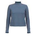 Smartwool Womens Edgewood Mock Neck Sweater - Clearance  -  Small / Violet Blue Marl