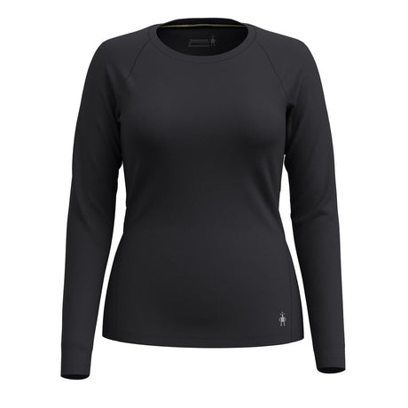 Smartwool Womens Classic All-Season Merino Base Layer Crew  -  X-Small / Black