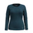 Smartwool Womens Classic All-Season Merino Base Layer Crew  -  X-Small / Twilight Blue