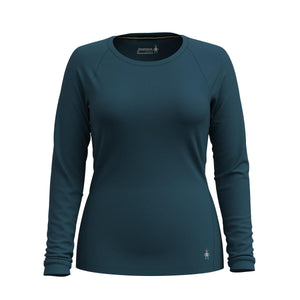 Smartwool Womens Classic All-Season Merino Base Layer Crew  -  X-Small / Twilight Blue